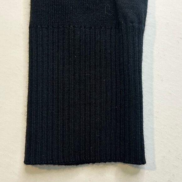 Lacoste women's wool blend mid rise leggings base layer black size S - Picture 3 of 8